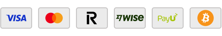 Accepted payment methods